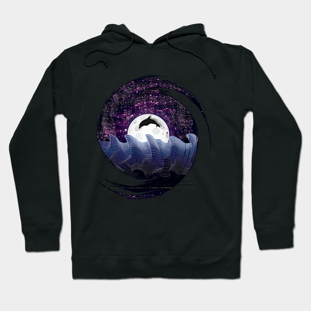 Awesome night Hoodie by Recklessframe